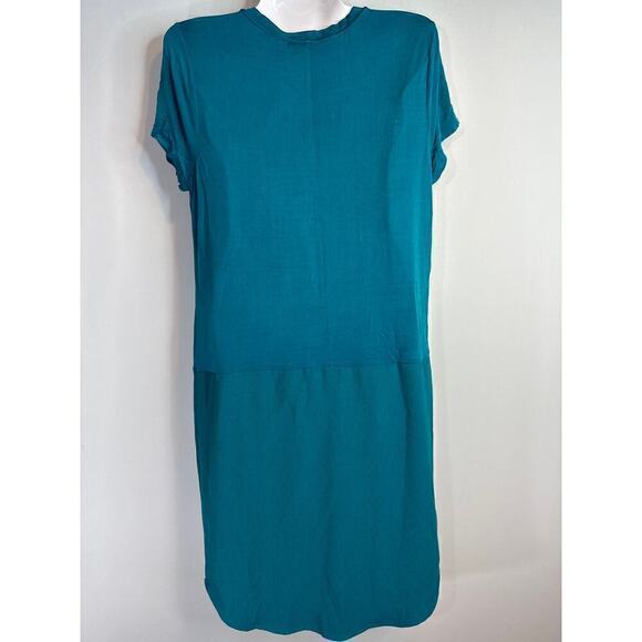 Anthropologie Dolan Left Coast Loren Mini Shift Dress Teal Pocket Casual Size XS - Picture 6 of 10